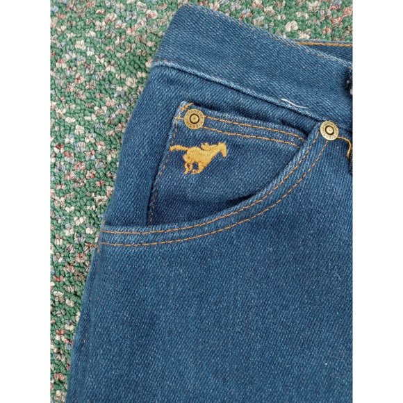 Vintage Wrangler Women's Denim Jeans Horse Size 18 Misses Mom High Waist Rise - Picture 7 of 8